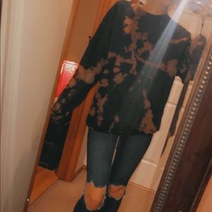 Bleached oversized sweatshirt